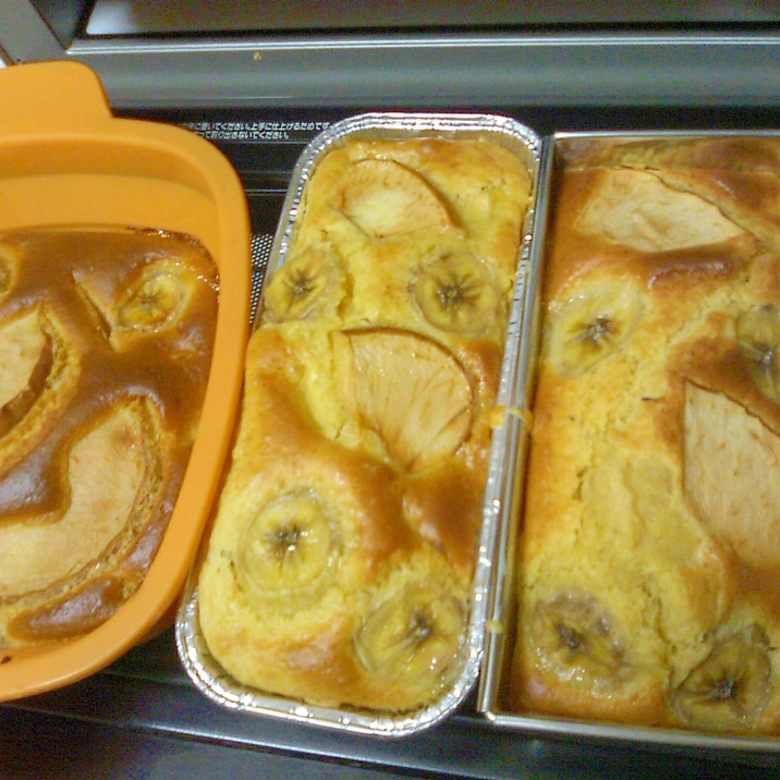 Hmで バナナとりんごのヨーグルトケーキ レシピ 作り方 By ままぞー 楽天レシピ